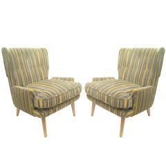 Pair of Swedish Mid Century  Lounge Chairs