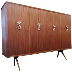 Paolo Buffa Cabinet with Ceramic Handles