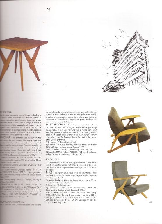 Rare Pair of Carlo Mollino  Adjustable Lounge Chairs 2
