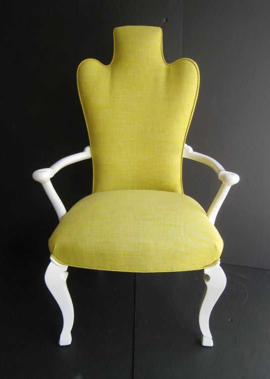 English Lacquered Arm Chair