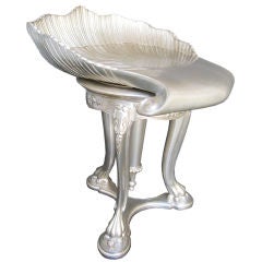 Silver Leaf Grotto  Swivel Chair
