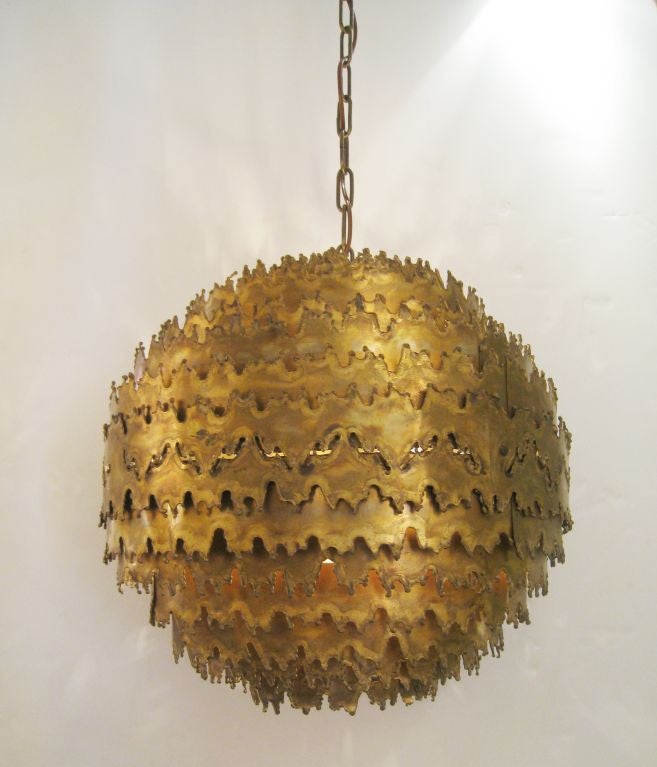 T. A. Greene for Monteverdi Young Brass Chandelier 5