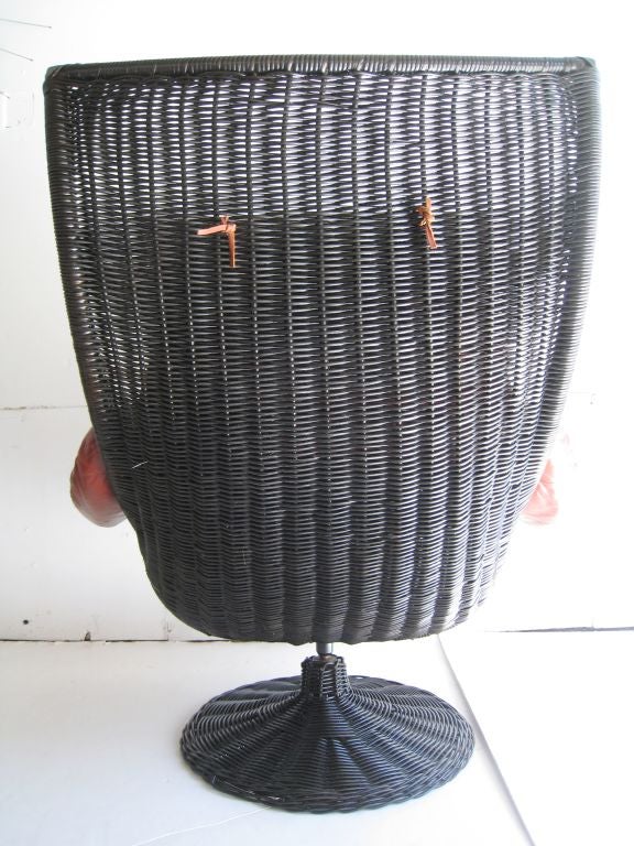 Large Gerard Van Der Berg Swivel Lounge Chair 1