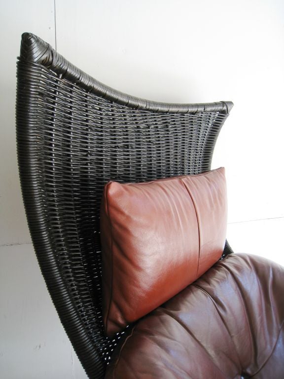 Large Gerard Van Der Berg Swivel Lounge Chair 2