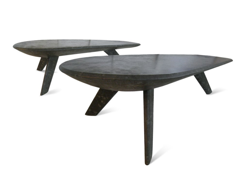 Pair of William "Billy" Haines Leather Wrapped Cocktail Tables