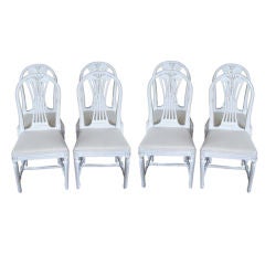 Set of Eight Swedish Dining Chairs