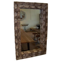 Mirror Made From Oyster Culturing Bars