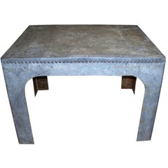 Industrial Riveted Dining Table