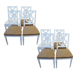 Set of Eight Louis XVI Style Chairs