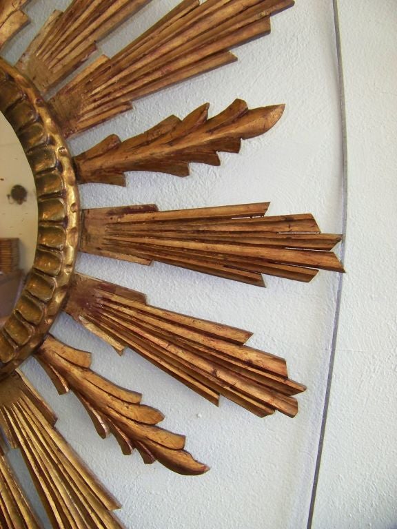 Very Large Sunburst Mirror