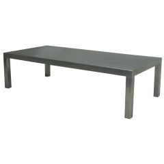 Matt Stainless Steel Cocktail Table by Maria Pergay 12
