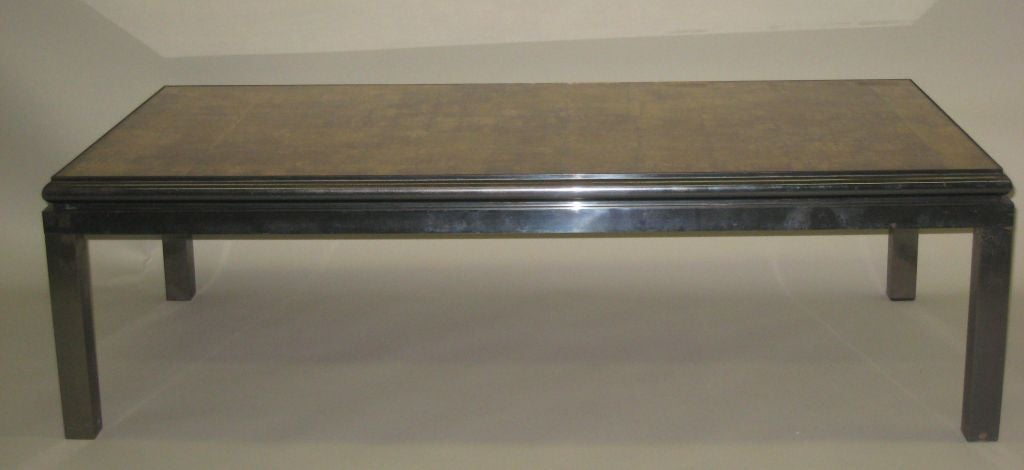 Mid-Century Modern Verre Églomisé Cocktail Table by Guy Lefevre for Jansen