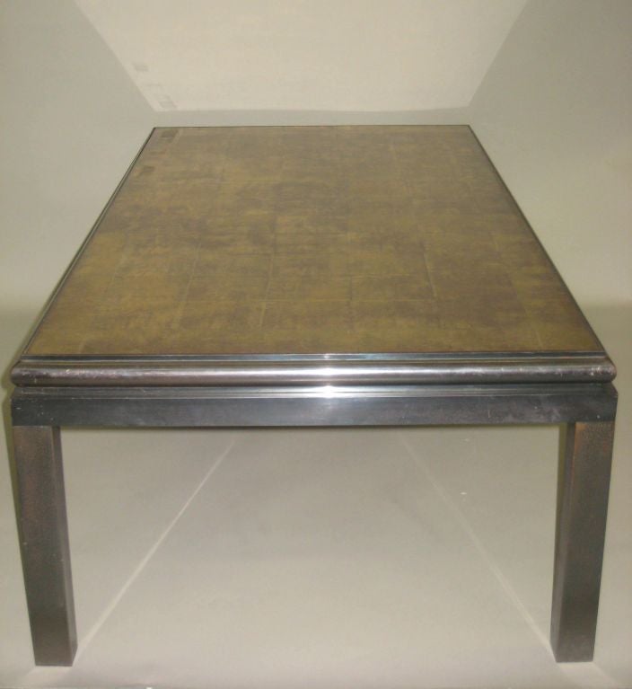 French Verre Églomisé Cocktail Table by Guy Lefevre for Jansen
