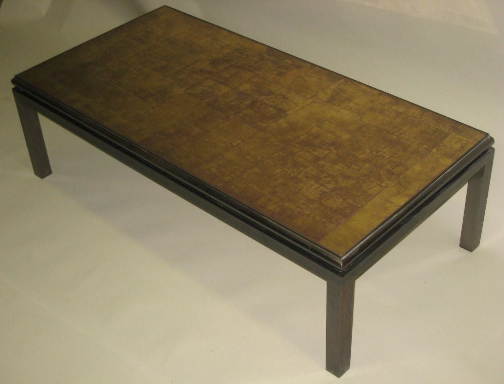 Verre Églomisé Cocktail Table by Guy Lefevre for Jansen In Good Condition In New York, NY