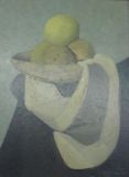 Nature morte avec fleurs de citrons par Marcel Delmotte