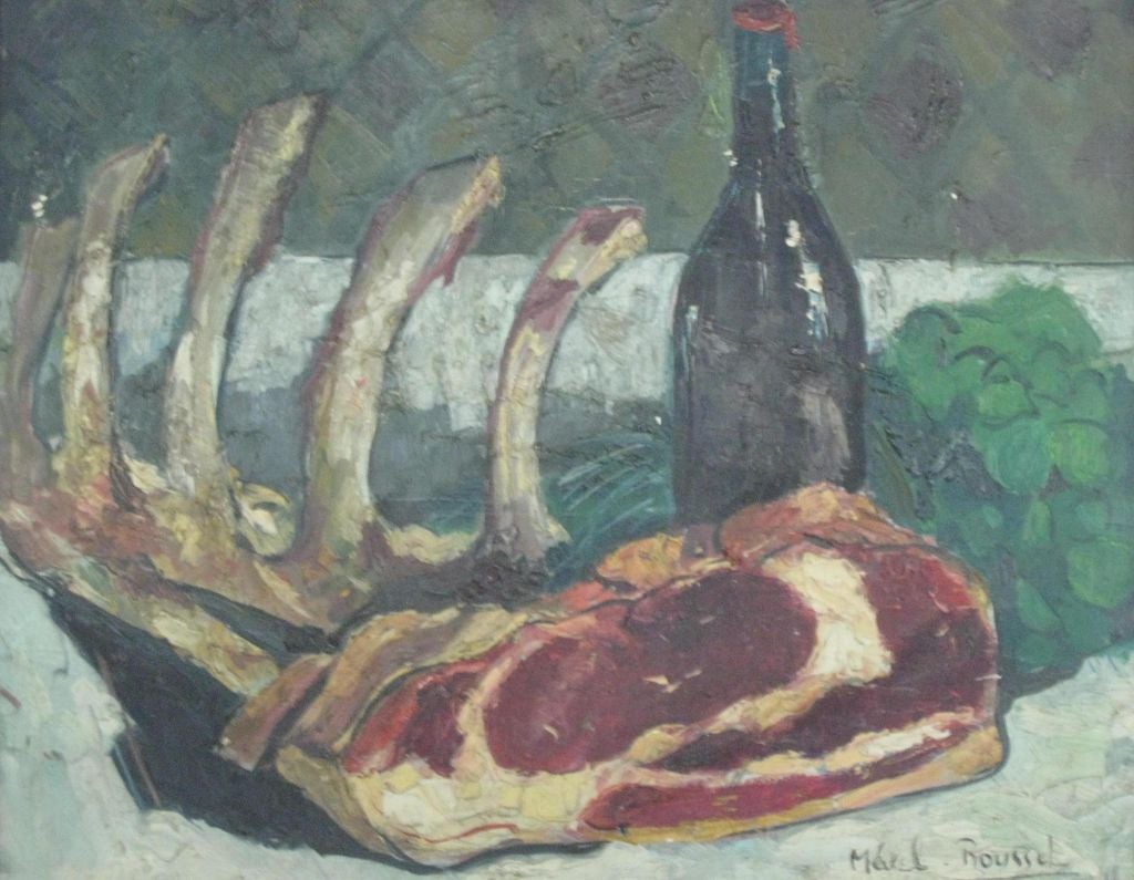 Painting by Micheline Mevel-Roussel: France.