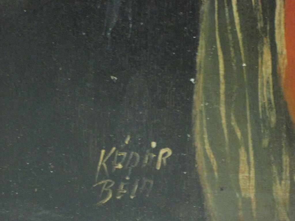 Ohne Titel Gemälde „2 Frauen im Dialog“ von Bela Kadar im Zustand „Gut“ im Angebot in New York, NY