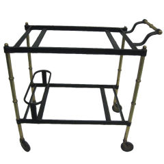 Bar Cart by Jacques Adnet