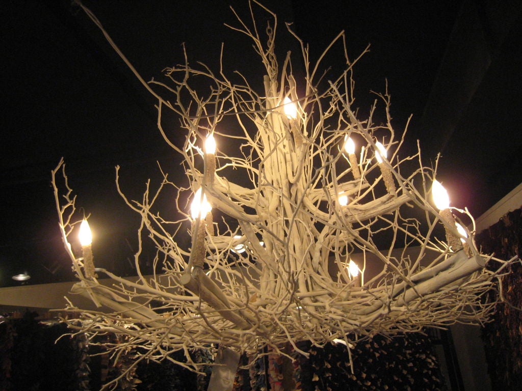 Pair of Rustic Chandeliers For Sale