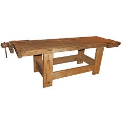 Vintage Italian 40s Carpenter Table