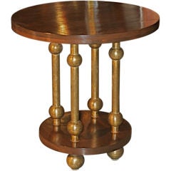 Italian Table with Brass Legs