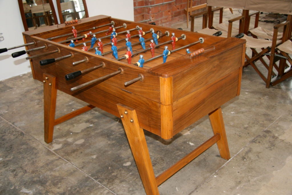 foosball table made in italy