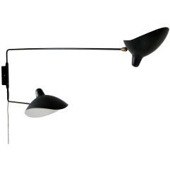 Serge Mouille Two Arm Wall Lamp
