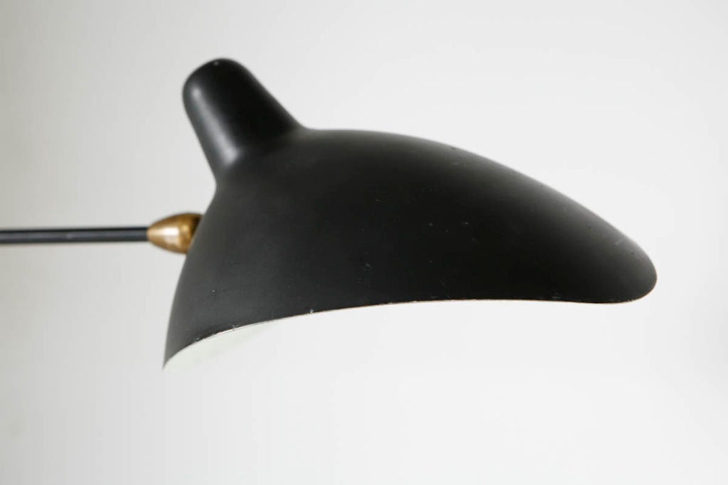 French Serge Mouille Two Arm Wall Lamp