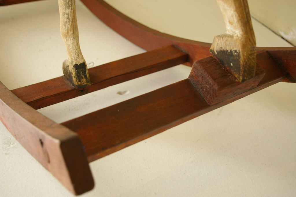 Wood 19th Century Rocking Horse