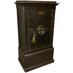 Antique 19th Century Steel Safe