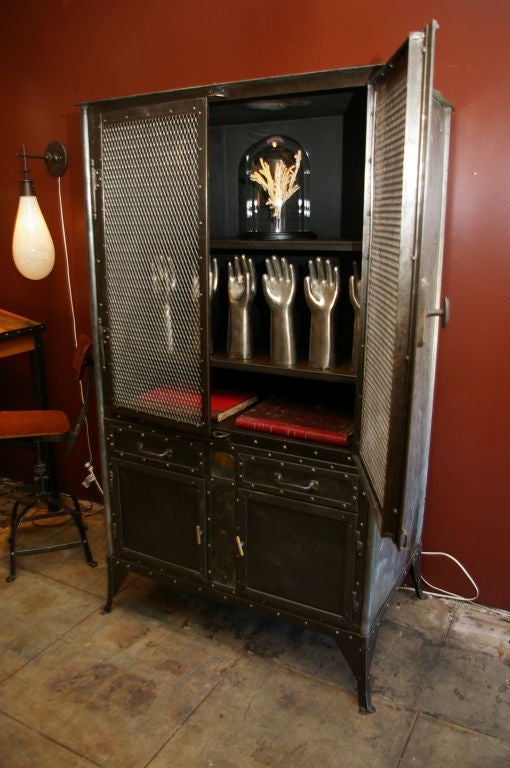 French Butcher Cabinet