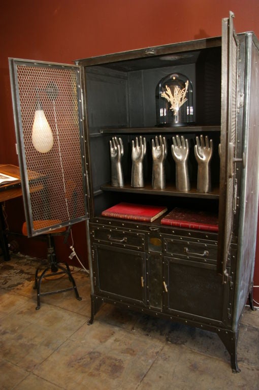 Butcher Cabinet In Good Condition In Los Angeles, CA