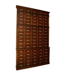 Antique Notary Filing Cabinet