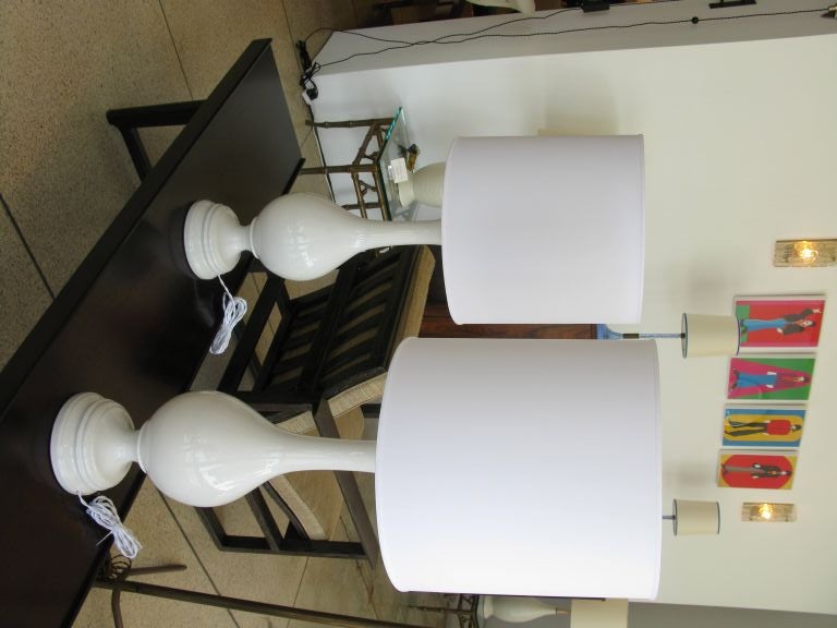 Pair of Blanc de Chine Lamps 1