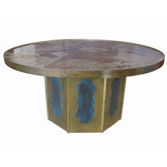 Laverne Etched Bronze Coffee Table