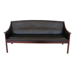 3-Seat Mahogany Sofa