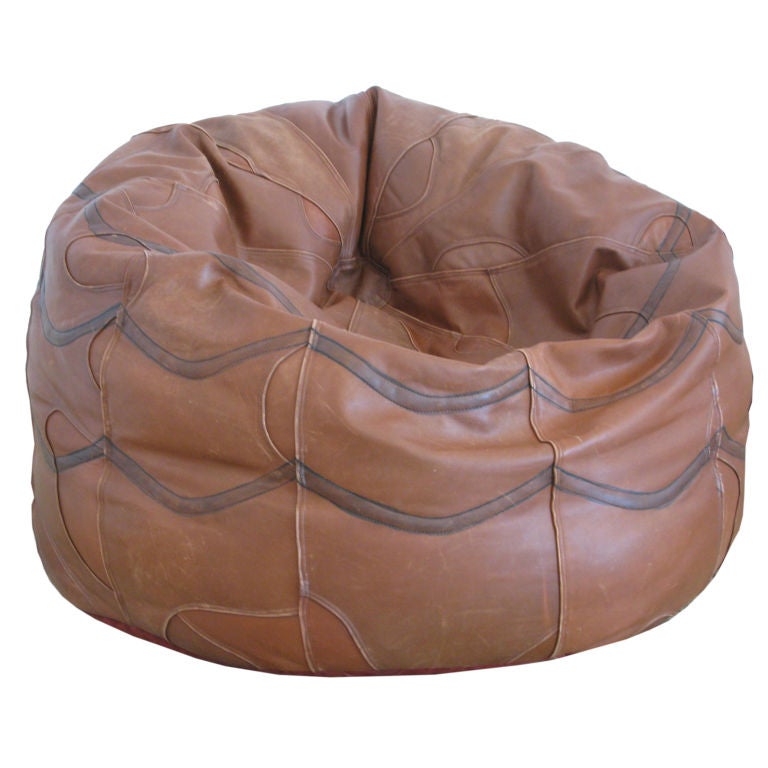 Original Vintage Oversized Bean Bag at 1stDibs