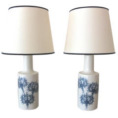 Pair of Fog & Morup Thistle Lamps