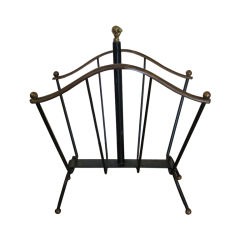 Adnet Bronze Magazine Rack