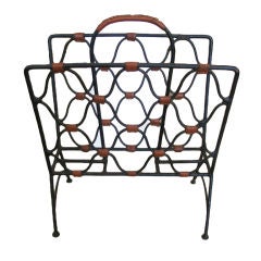 Jaques Adnet Style Magazine Rack
