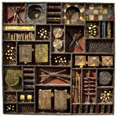 Paul Evans (American, 1931-1987) Rare Signed Steel Sculpture