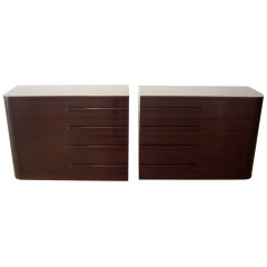 Pair-American Streamline 1930s Dressers by Modernage