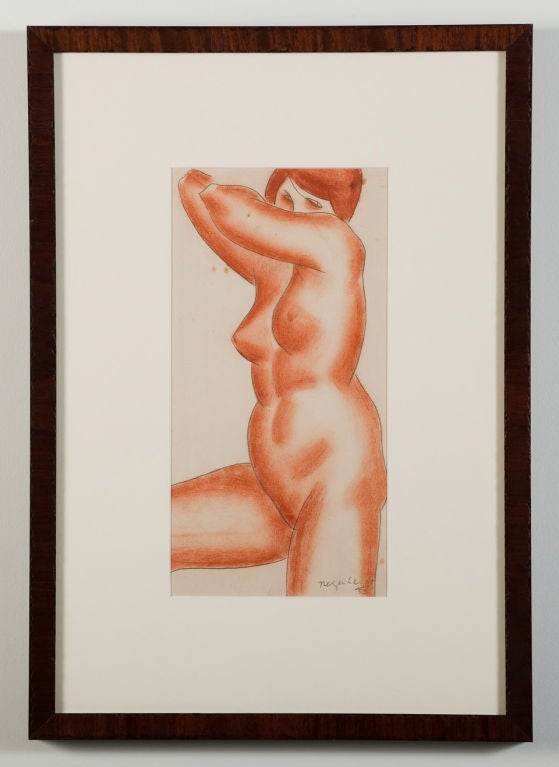 Jean Negulesco (1900-1993) Drawing and Pastel on Paper
