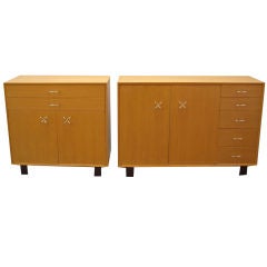 George Nelson (1908-1986) Pair of Cabinets with Drawers