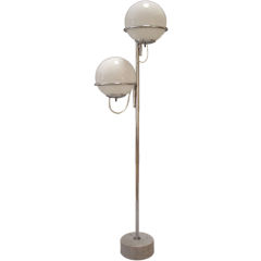 1970s Italian Two Globe Floor Lamp