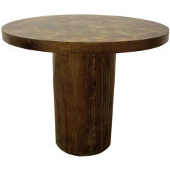 Philip and Kelvin LaVerne- Signed Bronze Side Table