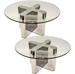 Steve Chase - Matching Pair of  Dining Tables