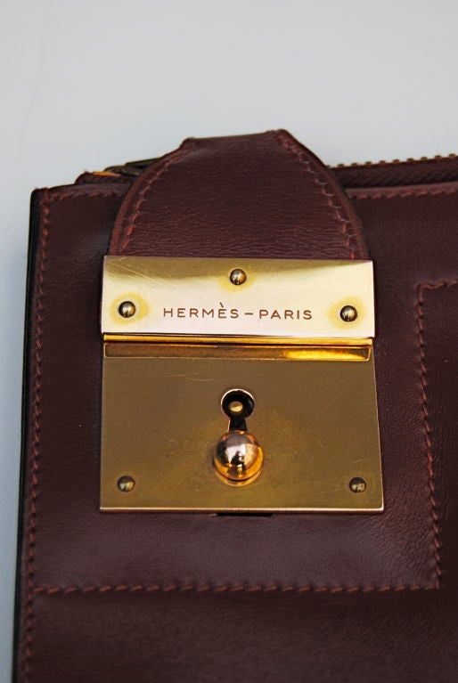 Leather Vintage Hermés Portfolios