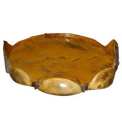 1920's Elephant Foot Serving Tray