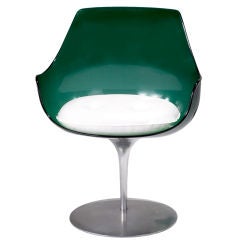 E. E. Laverne "Champagne" Chair in Green